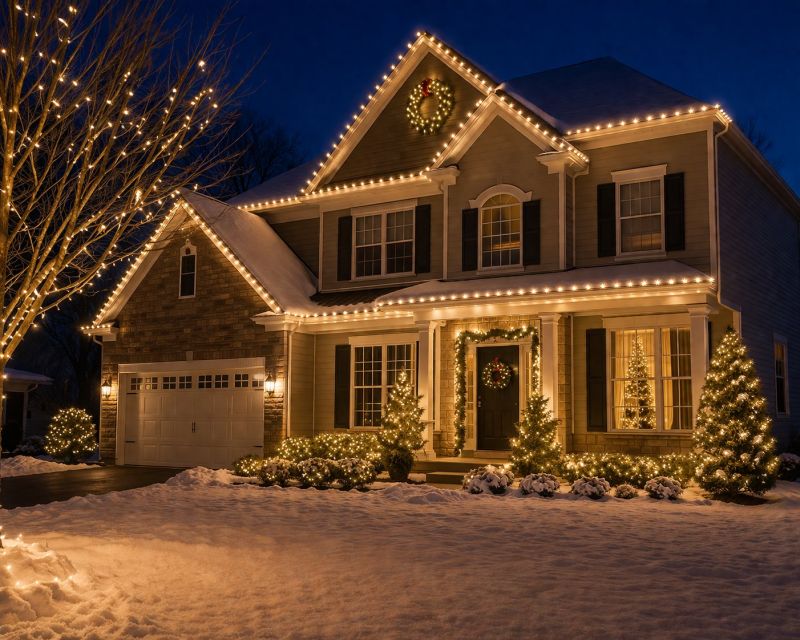 Holiday Lights Installation in Olathe, KS